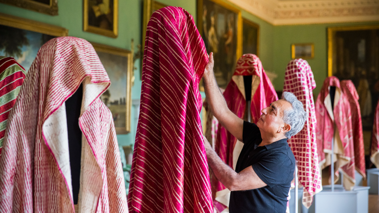 Karun Thakar's Journey's exhibition at Osterley Park
